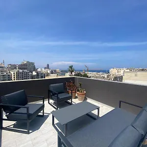 Distant Seaview Penthouse Apartment Sliema